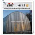 Tornillo-Joint Arco de techo Teja de acero galvanizado de metal Teja esmaltada que forma la máquina